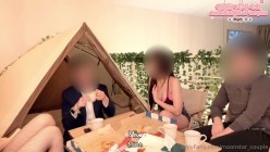 换妻盛宴，【明月夫妻】，两对夫妻加上一个单男，美酒佳肴配上情色小游戏，脱光一触即发 截图12