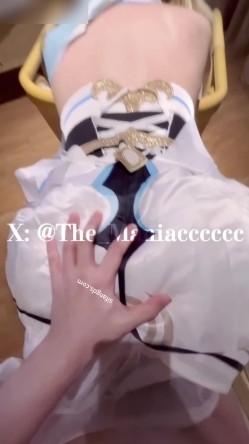 【推特 Maniacccccc】性感美女 COS后入啪啪 口交 超极品骚货 截图1