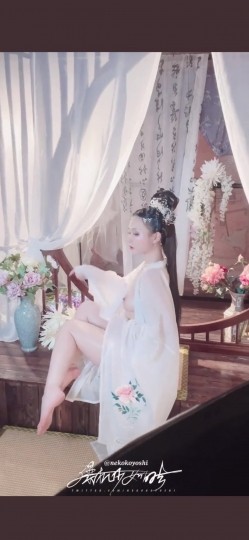 【超美高端 ️罕见露脸露点】极品CosPlay爆机少女【喵小吉】超绝《极品天道》超清7K原画42P 超清5K原版无水印 截图6