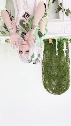 稀有露脸 高端ACG业界女神爆机少女 喵小吉 珍品T3会员《原神 · 纳西妲》超美梦幻少女胴体 珍藏必备爆赞! (2) 截图2