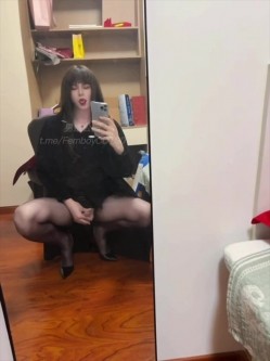 圣诞狂欢 Cindy腿腿 国产极品人气TS，长相清纯身材一流，一双纤细的大长腿，不输任何女人 截图14