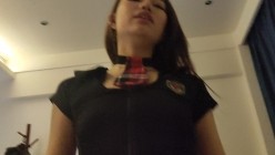 女仆学生服网袜，反差女大生露脸啪啪性爱自拍，疯狂打桩后入欲仙欲死忘我失控状态 截图1