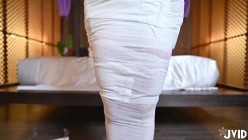 【Nina妮娜】 JVID 木乃伊的全包覆调教 双穴插满的强制高潮 截图13