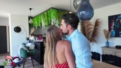 LegalPorno - Ashley Morena, MissAlicewild - Two blonde strawberry twins play with their feet on Francis Xs cock - Footjob, Foot worship and Cum on feet.mp4 截图9
