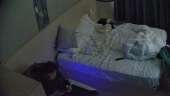 主题酒店 清纯眼镜小妹睡醒之后 情趣套装一换窗帘一拉 大战起 别看女生娇小 胸和臀儿挺~不错 截图6