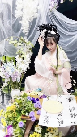 稀有露脸 高端ACG业界女神爆机少女 喵小吉 古装汉服《花间集》诱人胴体美不胜收 古代青楼达官贵人的玩物 截图6