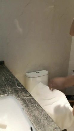 车模下海激情夜大长腿美女小姐姐，被纹身男各种姿势操，蹲着特写舔屌，穿着高跟鞋抬腿操，卫生间扶着马桶后入 截图14