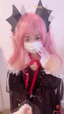 软萌甜美福利姬『小晗wink』cos克鲁鲁·采佩西之交换体液 截图2