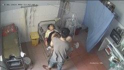 稀有黑客破解医院妇产科监控摄像头完美正面角度高清偷拍几个孕妇 最美年轻孕妇 阴蒂清晰可见 截图14