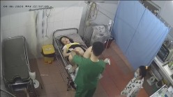 稀有黑客破解医院妇产科监控摄像头完美正面角度高清偷拍几个孕妇 最美年轻孕妇 阴蒂清晰可见 截图7