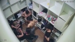 舞蹈班《监控破解》偷拍多位美女学员后台换衣服 截图7
