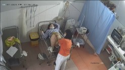 黑客破解医院妇产科监控摄像头 完美正面角度高清偷拍几个孕妇 最美年轻孕妇 阴蒂清晰可见 截图5