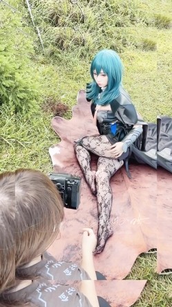 高端ACG业界女神爆机少女 喵小吉 火焰纹章无双 风花雪月 露天裸艳胴体超欲酥乳蜜穴4K原版 截图4