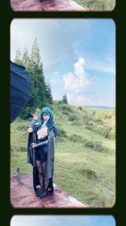 高端ACG业界女神爆机少女 喵小吉 火焰纹章无双 风花雪月 露天裸艳胴体超欲酥乳蜜穴4K原版 截图5