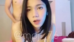 不算特别的漂亮，但很清纯【书香气质 白月光妹妹】TS小美女moji669，偏瘦 身材比例很好，双飞啪啪表情难蹦酸爽 截图5