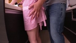 1pondo-031924_001 エロ可愛い8頭身美女の裸エプロン！ 截图3