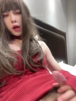 圣诞狂欢 Cindy腿腿 国产极品人气TS，长相清纯身材一流，一双纤细的大长腿，不输任何女人 截图13