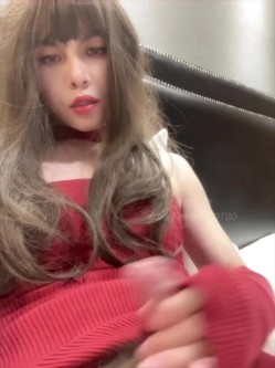 圣诞狂欢 Cindy腿腿 国产极品人气TS，长相清纯身材一流，一双纤细的大长腿，不输任何女人 截图14
