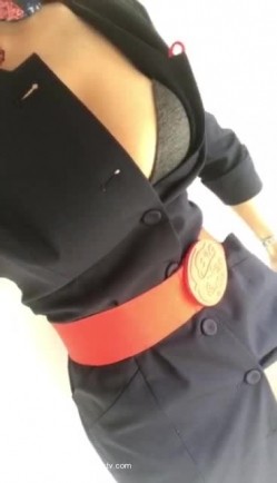 【真实空姐 ️稀缺航空】极品制服『空姐』反差婊私拍集 佳妮空姐多名女神接机啪啪 穿空姐制服做爱 截图9