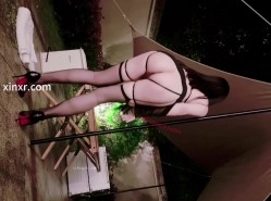 【女神福利】，顶级颜值，清纯甜美，秀人网，极品模特【唐翩翩】最新作品，吊带黑丝露三点，揉鲍掰穴 截图10