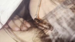 天上飞机最快，地上眼镜最骚，极品颜值小情侣私拍泄密流出，清纯眼镜娘小姐姐被男友口爆深喉 爆操 截图6