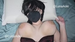 暗黑风BBW巨乳乳牛妹【LunaAOKI】最新无水印订阅，乳交口交性爱，波涛汹涌 截图3