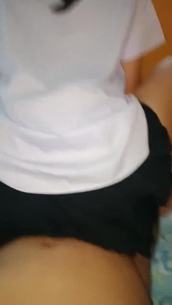 刚刚约的学生妹这屁股真大，坐上来还会自己动！调教的真好！ 截图4