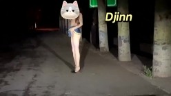 推特绝版资源！极品天然大奶人妻母狗【Djinn】牛X调教，户外露出调教高潮群P 截图15