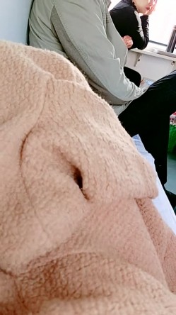 【靓丽女老师】火车下铺妹子在自慰，旁边的大爷大妈不少，太刺激了 截图8