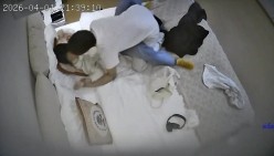 酒店偷拍模特身材气质眼镜美女让精牛男友一炮接一炮干得欲仙欲死表情销魂 截图5