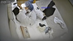 酒店偷拍模特身材气质眼镜美女让精牛男友一炮接一炮干得欲仙欲死表情销魂 截图11