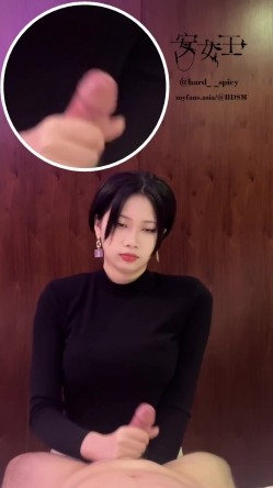 【安女王】龟头调教，手指，辣椒，串珠插马眼，手淫教学，大哥叫声享受 截图6