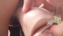 推特火爆淫荡翘臀骚母狗【芬姬夏妓】公园露出调教野战潮喷大号道具紫薇淫水泛滥 截图9