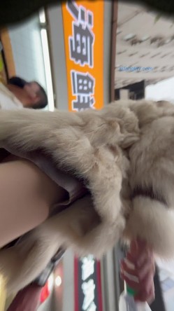 【精品CD】某房66RMB作品 极品无内学生妹！捂着裙子遮不住B外露 截图8