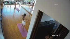 【破解摄像头】舞蹈室小姐姐各种舞蹈练功换衣服 截图6