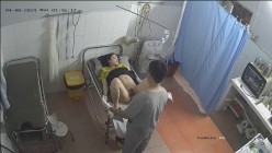 稀有黑客破解医院妇产科监控摄像头完美正面角度高清偷拍几个孕妇 最美年轻孕妇 阴蒂清晰可见 截图1
