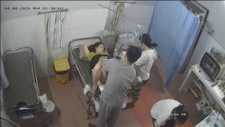 稀有黑客破解医院妇产科监控摄像头完美正面角度高清偷拍几个孕妇 最美年轻孕妇 阴蒂清晰可见 截图12