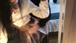 我记得是 在国内重庆的一个妹妹 好多年了 那时候流行jk 真空来见我 直接中出 我都没说录视频呢 她自己录了 截图3