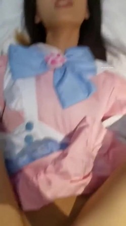漂亮妹子 没拍你脸 不要 啊啊 轻点 小情侣还挺会玩 操个逼还cos轻SM 截图11