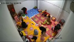 黑客破解摄像头监控偷拍 ️缅北夜总会小姐宿舍私密生活一个房间居然住那么多人 截图1