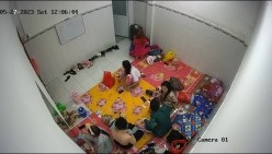 黑客破解摄像头监控偷拍 ️缅北夜总会小姐宿舍私密生活一个房间居然住那么多人 截图16
