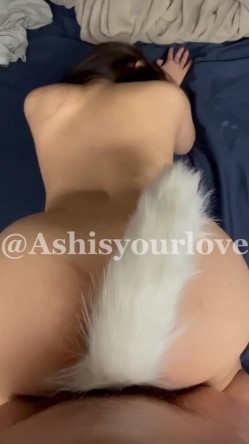艾希 ashisyourlove 肛塞后入中出 截图3