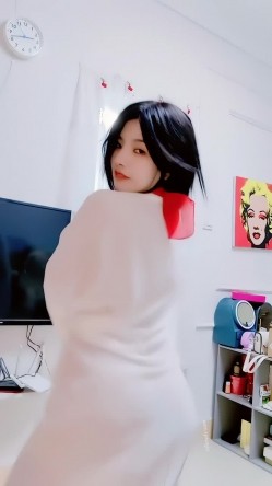 青春无敌，抖音风艺校美少女【杨晓花】定制福利，露脸露点，各种热门BGM裸舞 截图12