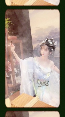 【高端绝美 ️私拍】超火爆网红喵小吉黄金拍档金鱼kinngyo新作《苍梧瑶》画风美到爆炸 酥乳小穴诱人至极 截图5