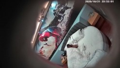 【酒店摄像头补漏篇】经典蜘蛛侠主题圆床声音超清晰 截图9