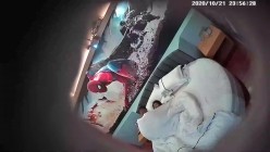 【酒店摄像头补漏篇】经典蜘蛛侠主题圆床声音超清晰 截图12