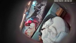 【酒店摄像头补漏篇】经典蜘蛛侠主题圆床声音超清晰 截图13