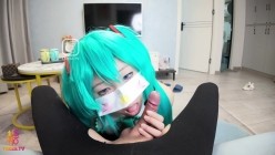 初音未来唤醒服务 足交玩弄口爆吞精 深插妹妹蜜穴内射-明纱•悠子 截图5
