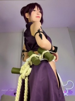 最新万人在线追踪，露脸高颜值极品大奶白虎逼百变女神merio私拍完结，各种COSER逼脸同框道具紫薇 截图1