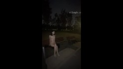 苗条文静眼镜美少女各种户外场景大胆露出，天桥，江边各种人前极限露出，人前女神 人后小狗 截图6